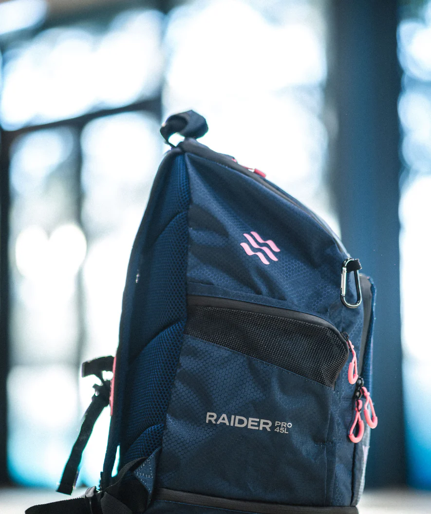Watery torba pływacka - Raider Pro 45L - Fioletowy/jasnoróżowy - Image 21