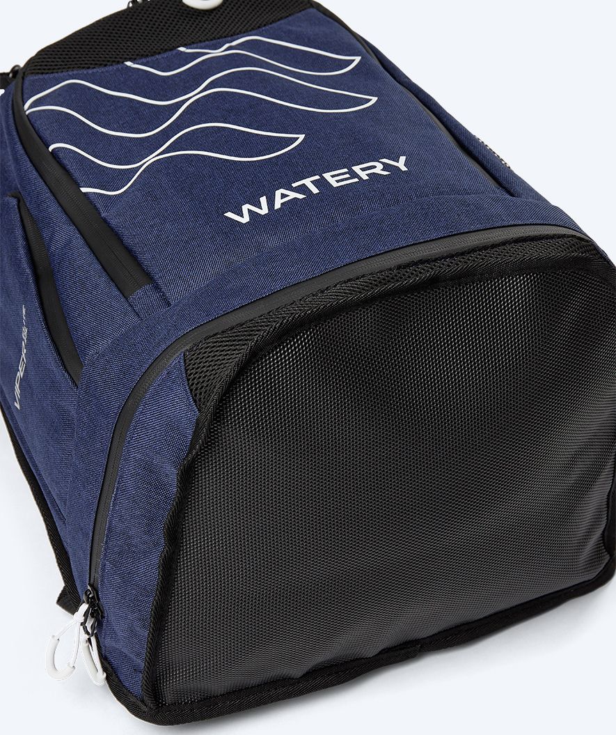 Watery torba pływacka - Viper Elite 45L - Ciemnoniebieska/Biała - Image 9