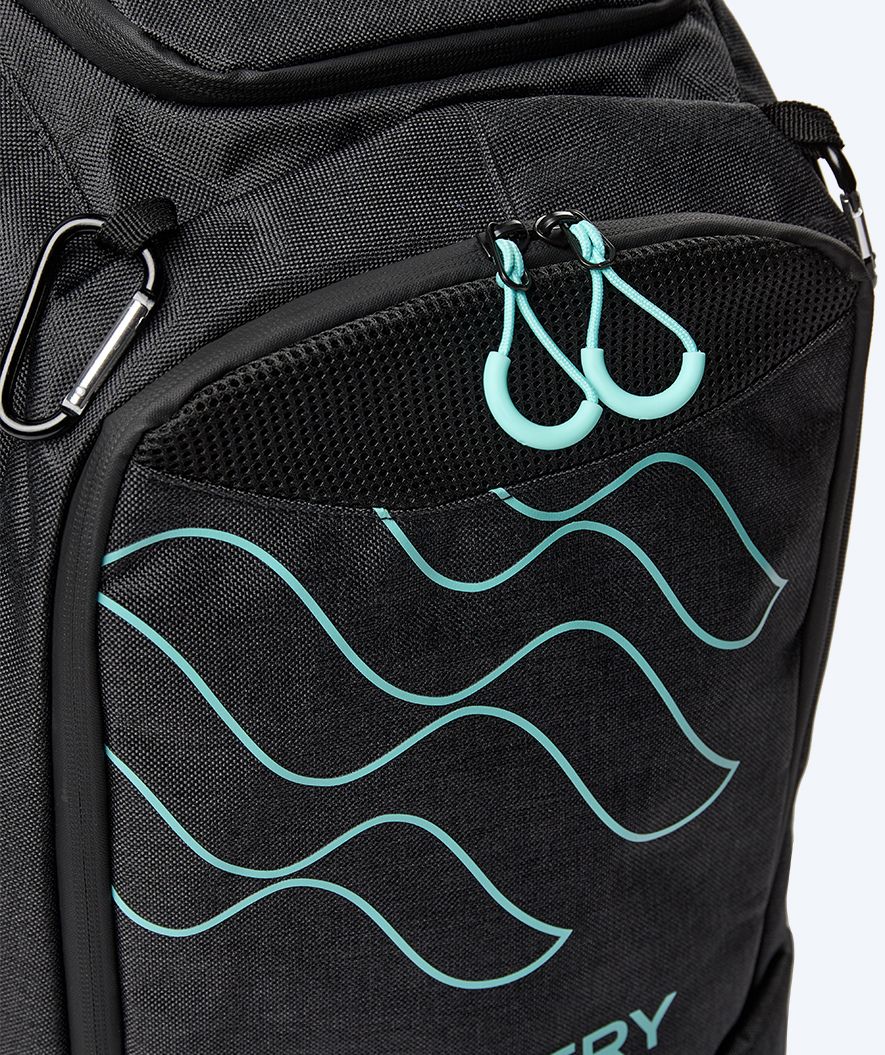 Watery torba pływacka - Viper Elite 45L - Czarna/jasnoniebieska - Image 15