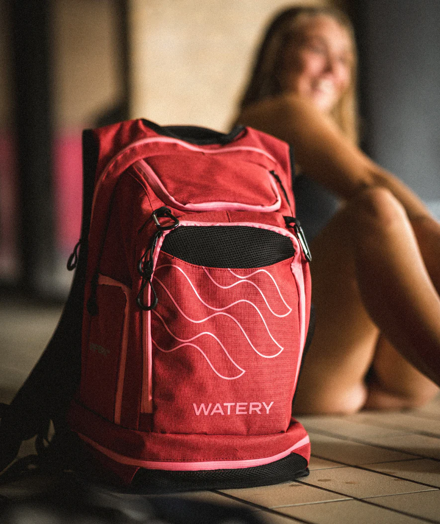 Watery torba pływacka - Viper Elite 45L - Czarny/biały - Image 18