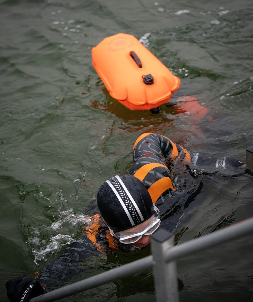 Watery wodoszczelna torba - Swim Buoy & Dry Bag 28L - Fluo żółty - Image 6
