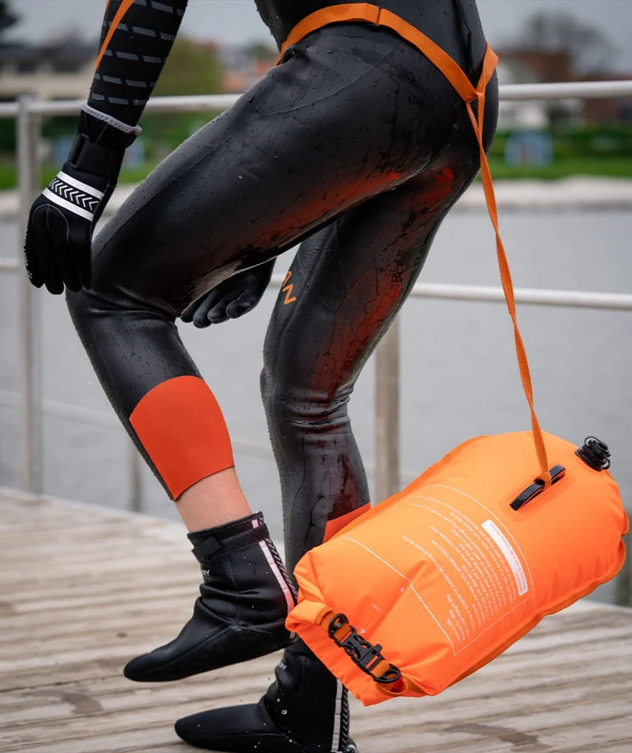 Watery wodoszczelna torba - Swim Buoy & Dry Bag 28L - Pomarańczowy - Image 5