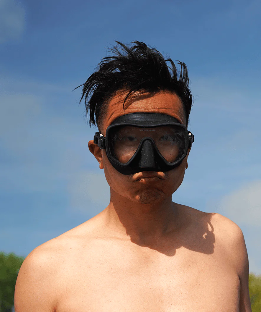 Watery zestaw do snorkelingu dla dorosłych (od 15 lat) - Coast - Czerwony/przezroczysty - Image 10