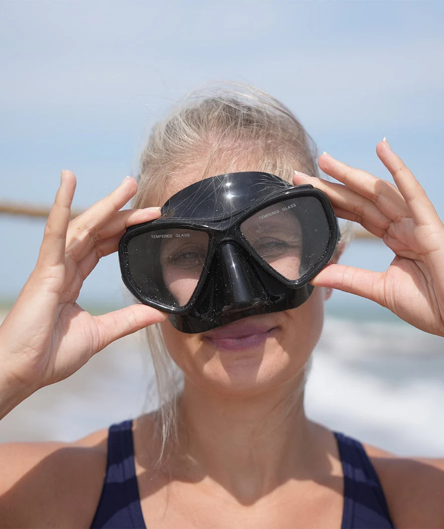 Watery zestaw do snorkelingu dla dorosłych (od 15 lat) - Fenton Pro - Czarny - Image 6