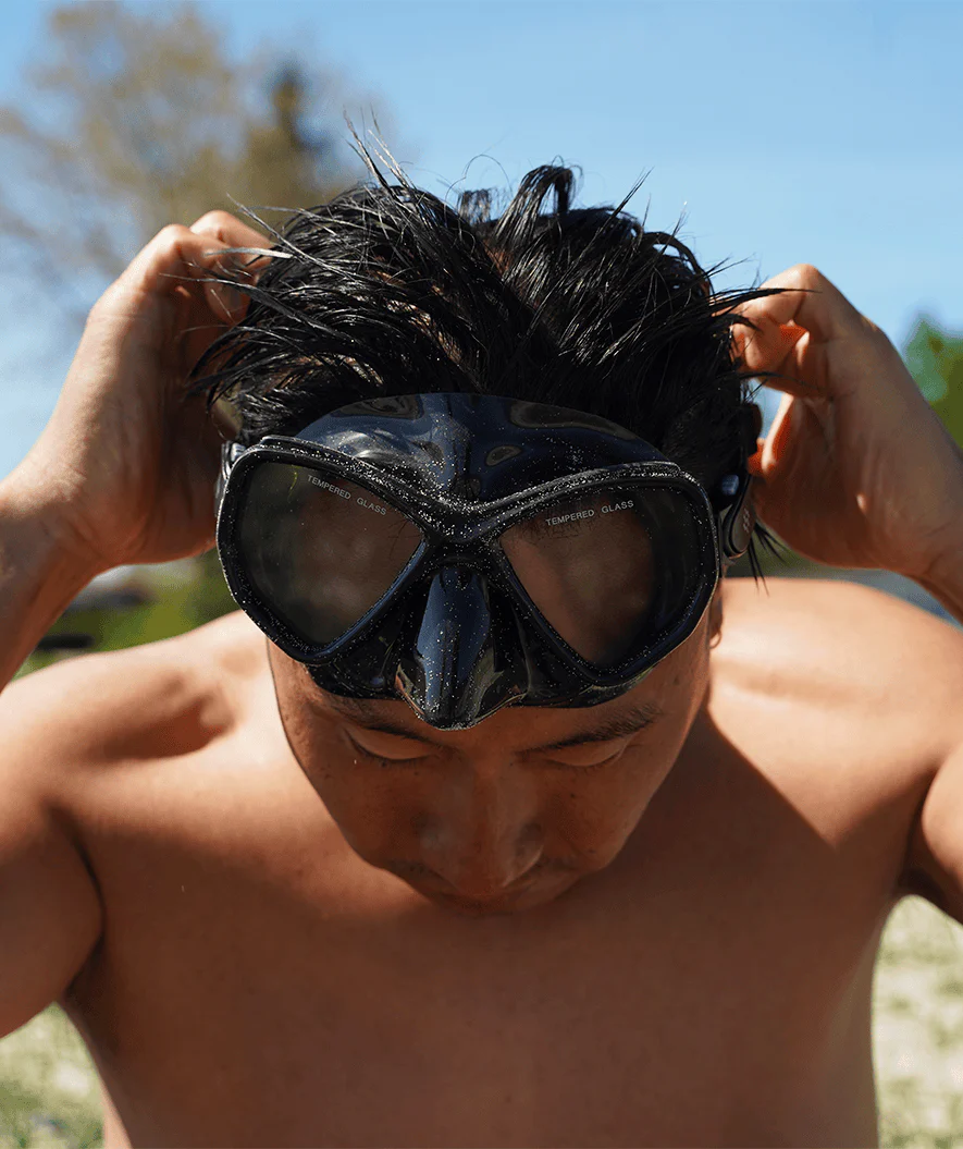 Watery zestaw maska + rurka do snorkelingu dla dorosłych (15+) - Fenton Pro - Ciemnoniebieski - Image 3