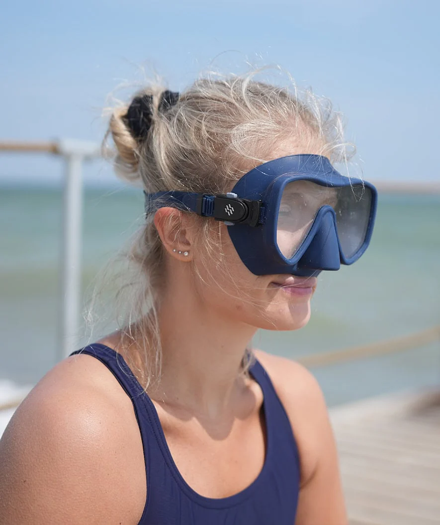 Watery zestaw maska + rurka do snorkelingu dla dorosłych (od 15 lat) - Coast - Ciemnoniebieski - Image 9