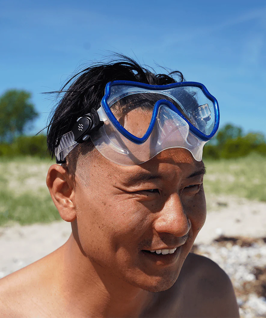 Watery zestaw maska + rurka do snorkelingu dla dorosłych (od 15 lat) - Fraser/Coast - Niebieski/ciemnoniebieski - Image 10