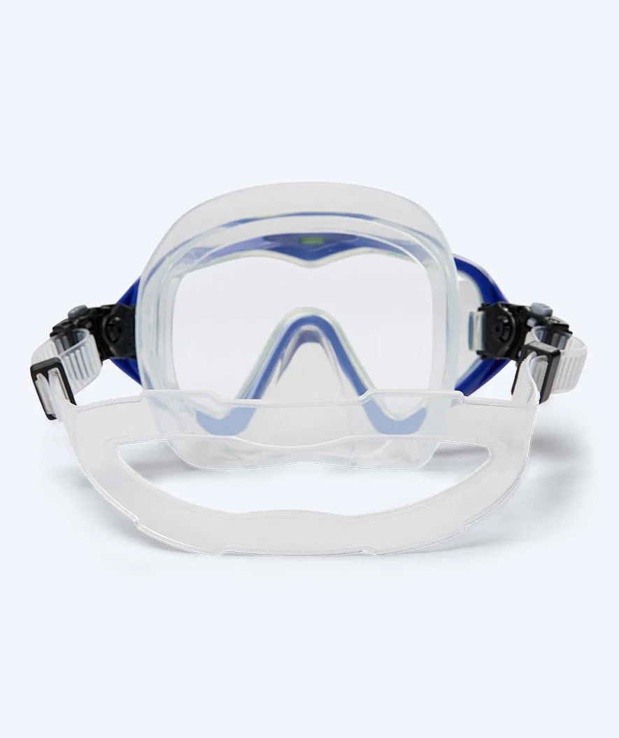 Watery zestaw maska + rurka do snorkelingu dla dorosłych (od 15 lat) - Leach Pro - Niebieski/Żółty - Image 5