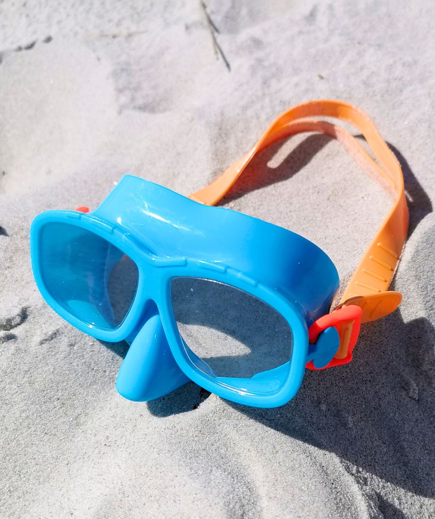 Watery zestaw maska + rurka do snorkelingu dla dzieci (4-10 lat) - Wyre - Niebieski/Pomarańczowy - Image 3