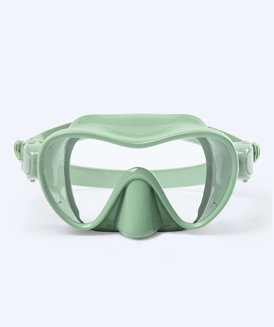 Watery zestaw maska + rurka do snorkelingu dla dzieci - Cliff - Zielony - Image 2