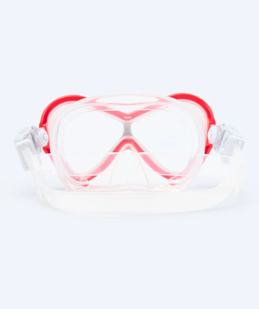 Watery zestaw maska + rurka do snorkelingu dla dzieci - Triton Full-dry - Czerwony - Image 3