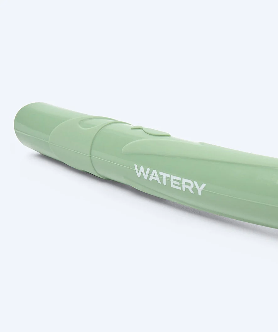 Watery zestaw maska + rurka + płetwy do snorkelingu dla dzieci - Pike/Cliff - Zielony - Image 10